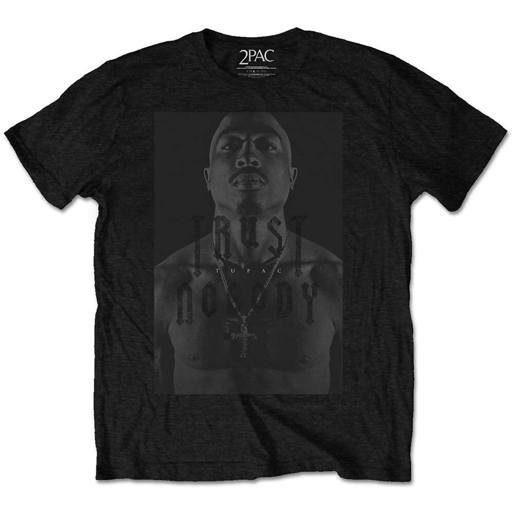 Tupac Unisex T-Shirt: Trust no one (X-Large) - 2
