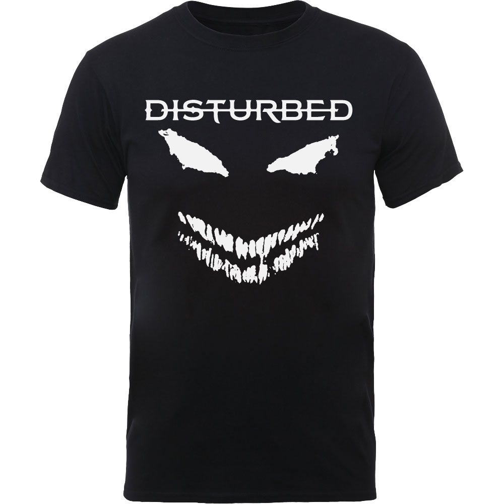 Disturbed Unisex T-Shirt: Scary Face Candle (XX-Large)