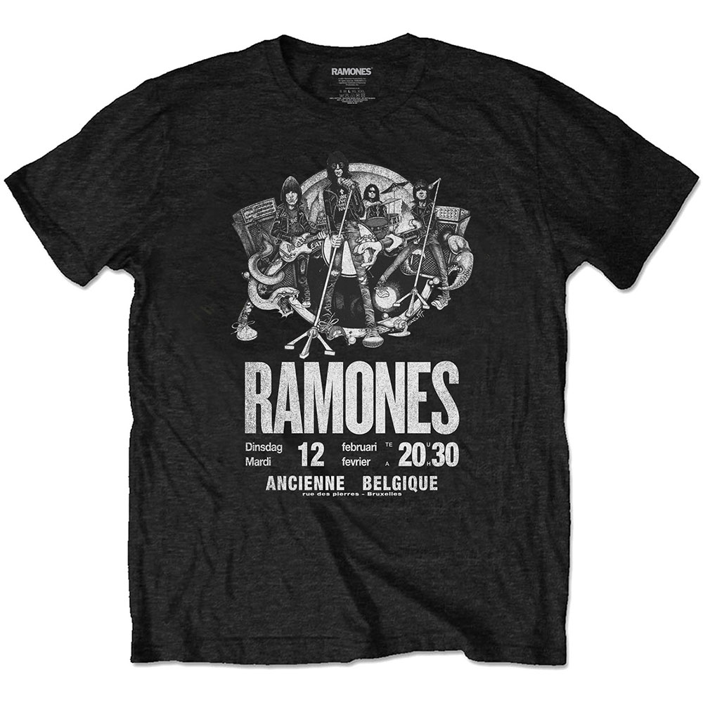 Ramones Unisex Eco T-Shirt: Belgique (XX-Large)