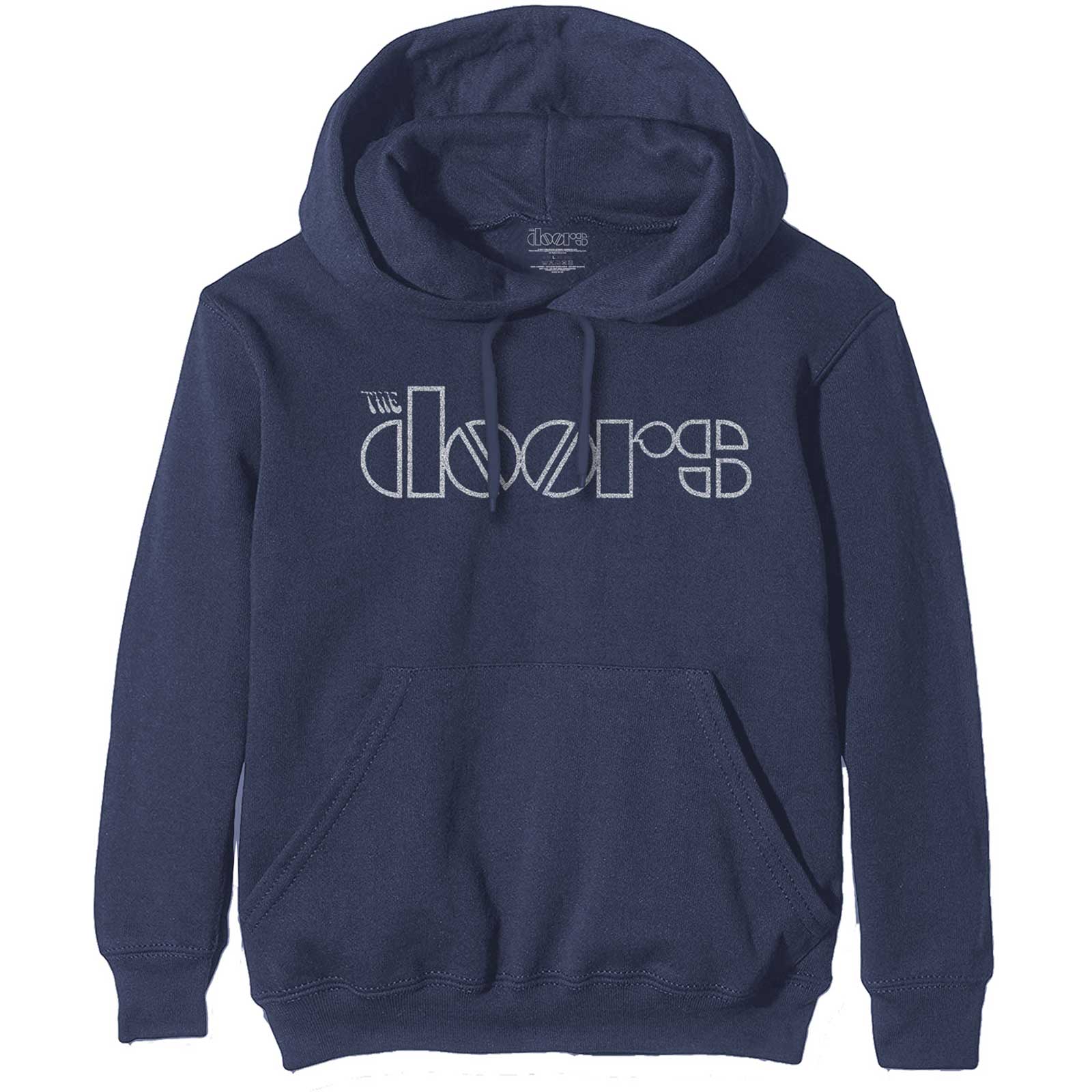 The Doors Unisex Pullover Hoodie: Logo (Large)