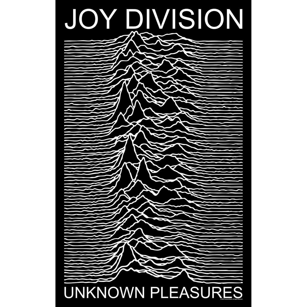 Joy Division Textile Poster: Unknown Pleasures