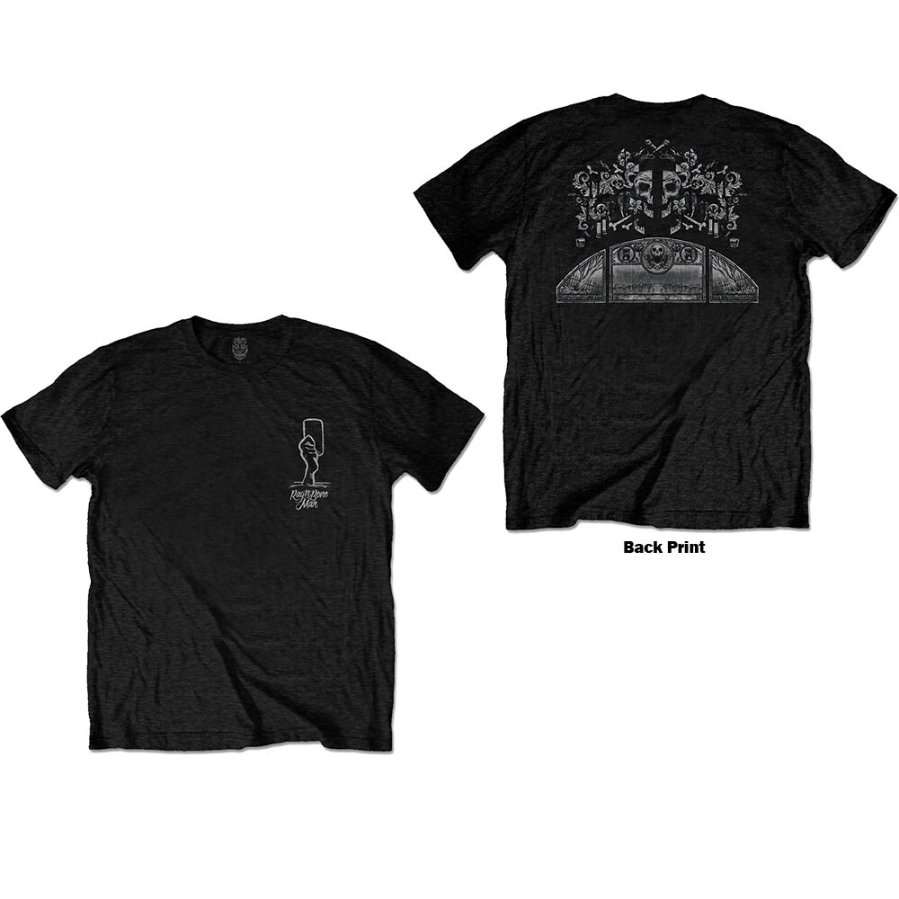 Rag'n'Bone Man Unisex T-Shirt: Graveyard (Back Print) (X-Large)