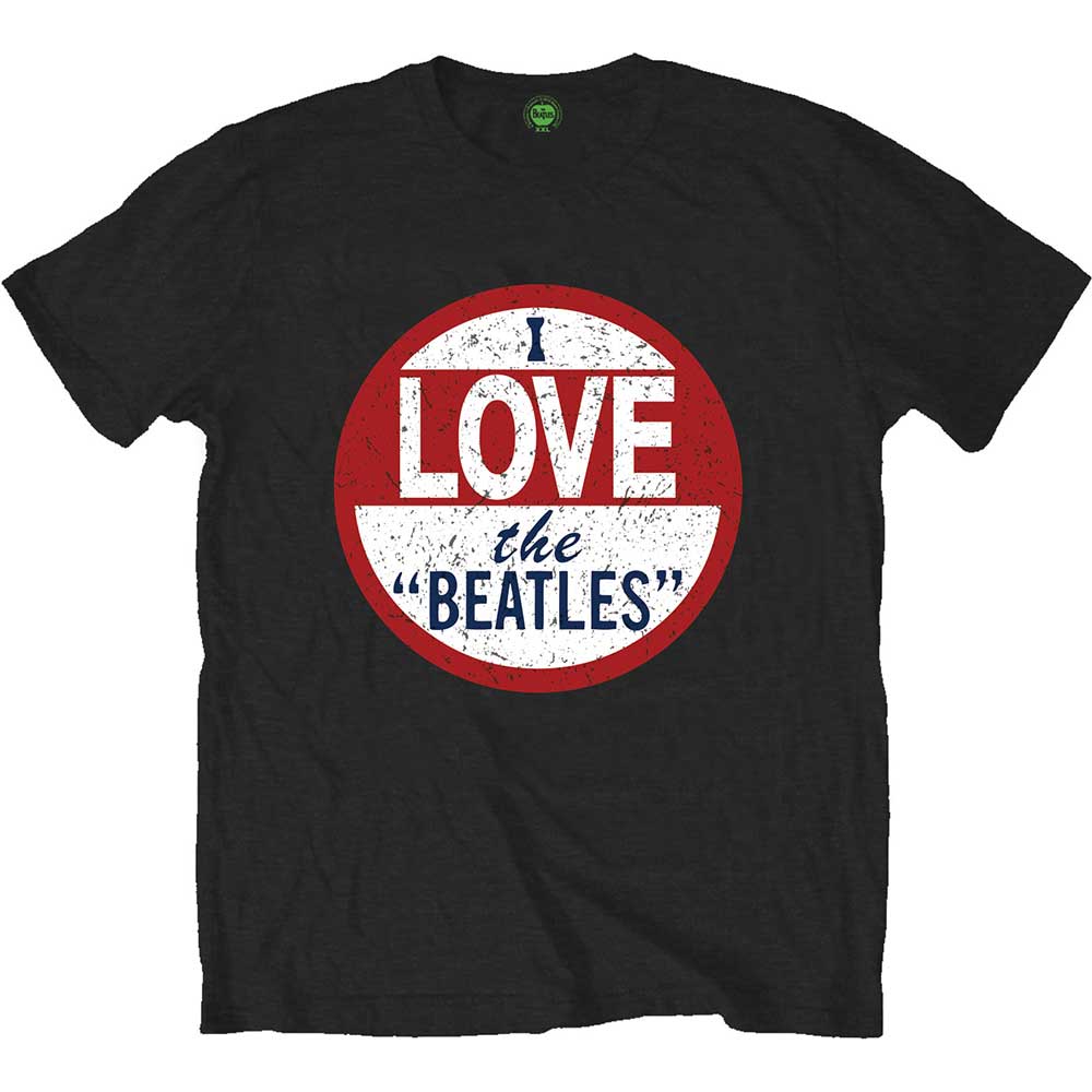 The Beatles Unisex T-Shirt: I love The Beatles (X-Large)