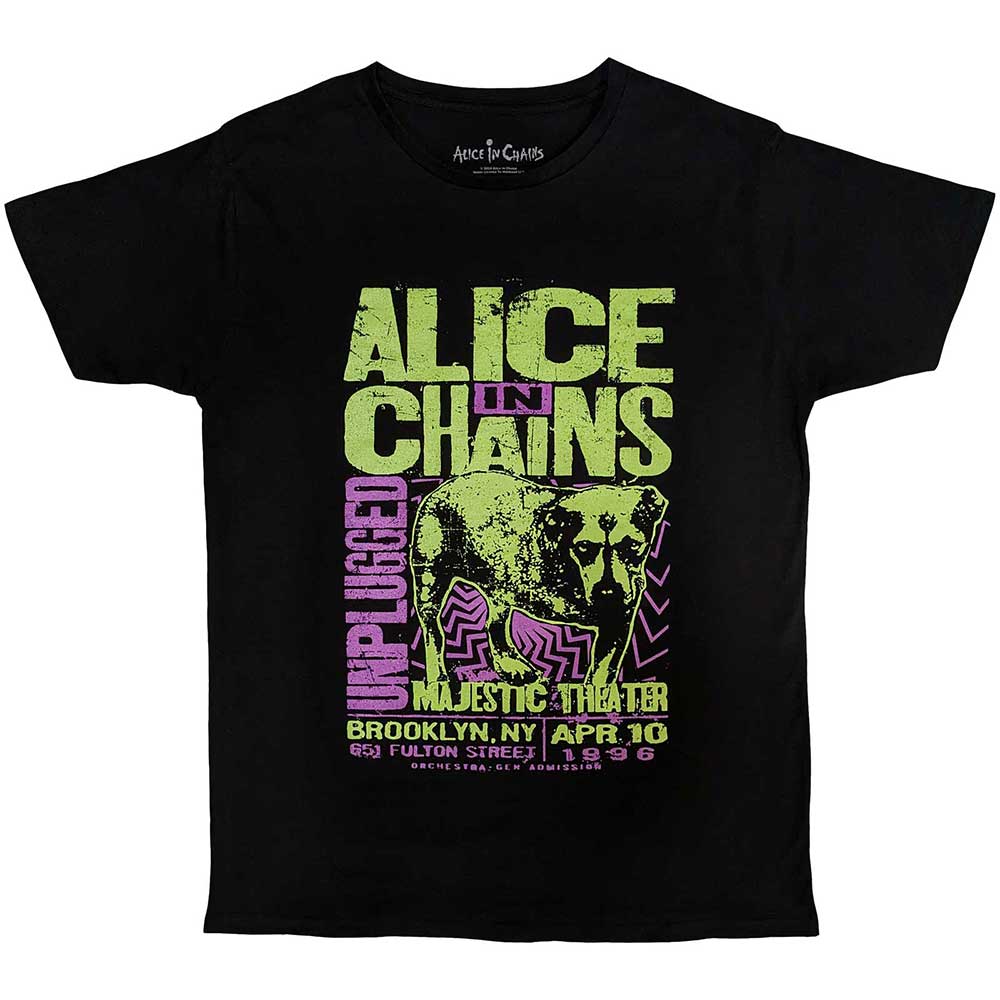 Alice In Chains Unisex T-Shirt: Unplugged Dog (X-Large)