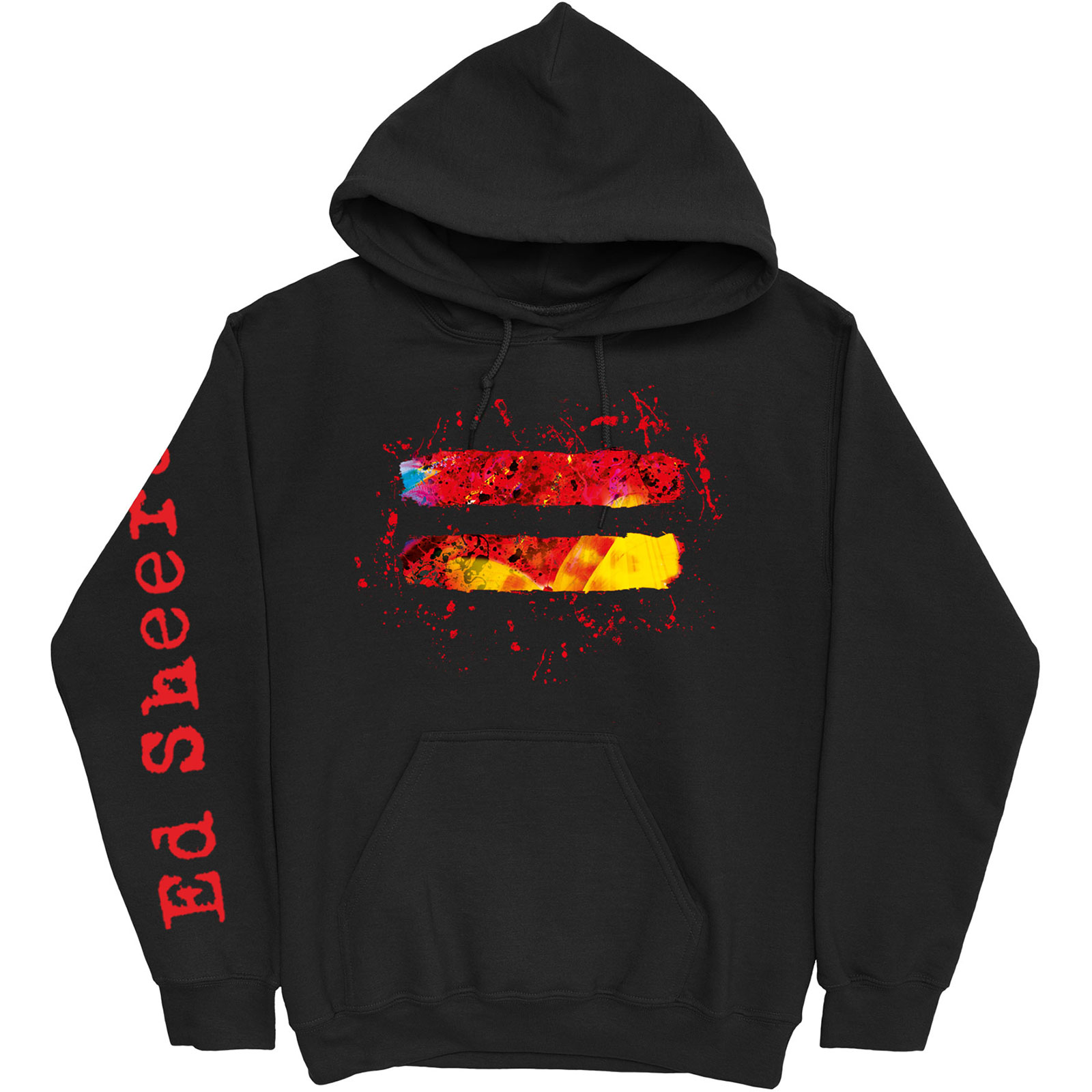 Ed Sheeran Unisex Pullover Hoodie: Equals (Sleeve Print) (Medium)