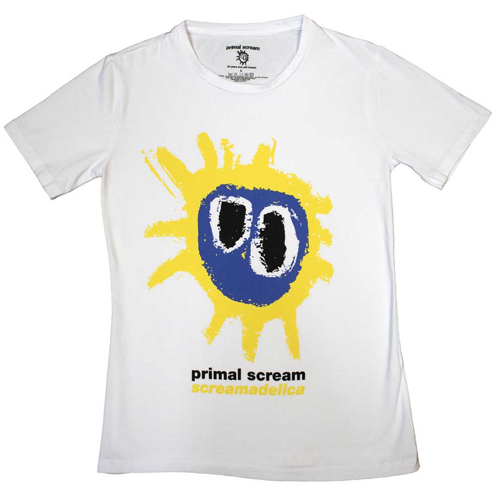 Primal Scream Ladies T-Shirt: Screamadelica (Small)