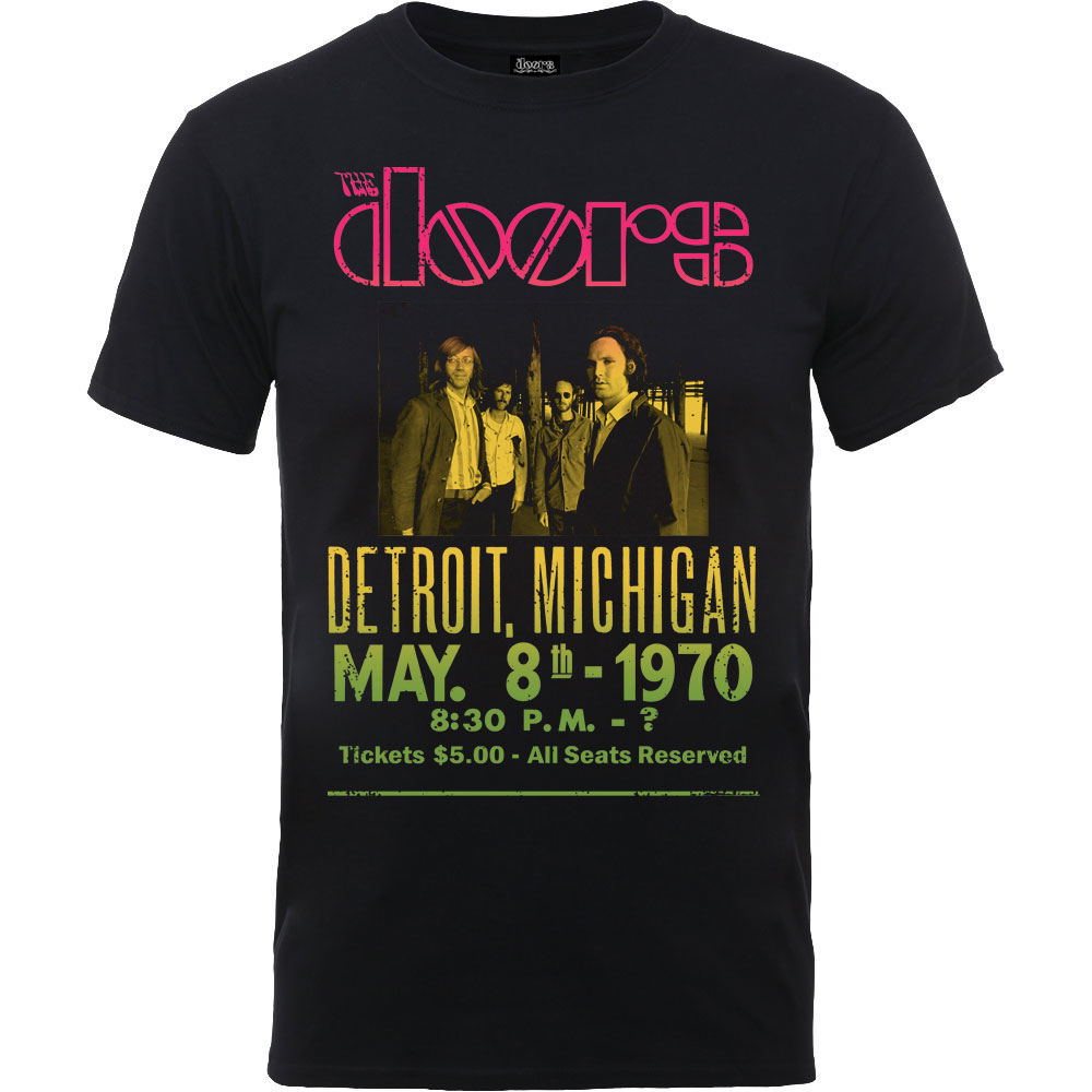 The Doors Unisex T-Shirt: Gradient Show Poster (XX-Large)