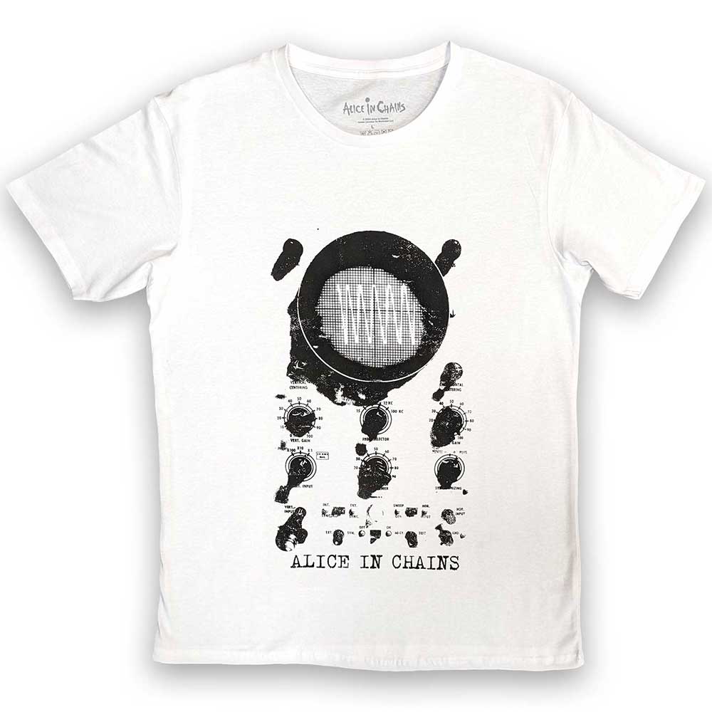 Alice In Chains Unisex T-Shirt: Oscilloscope (X-Large)