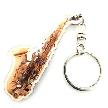 Keychain: Tenor saxophone