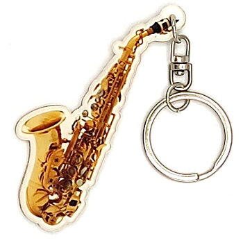 Keychain: Tenor saxophone