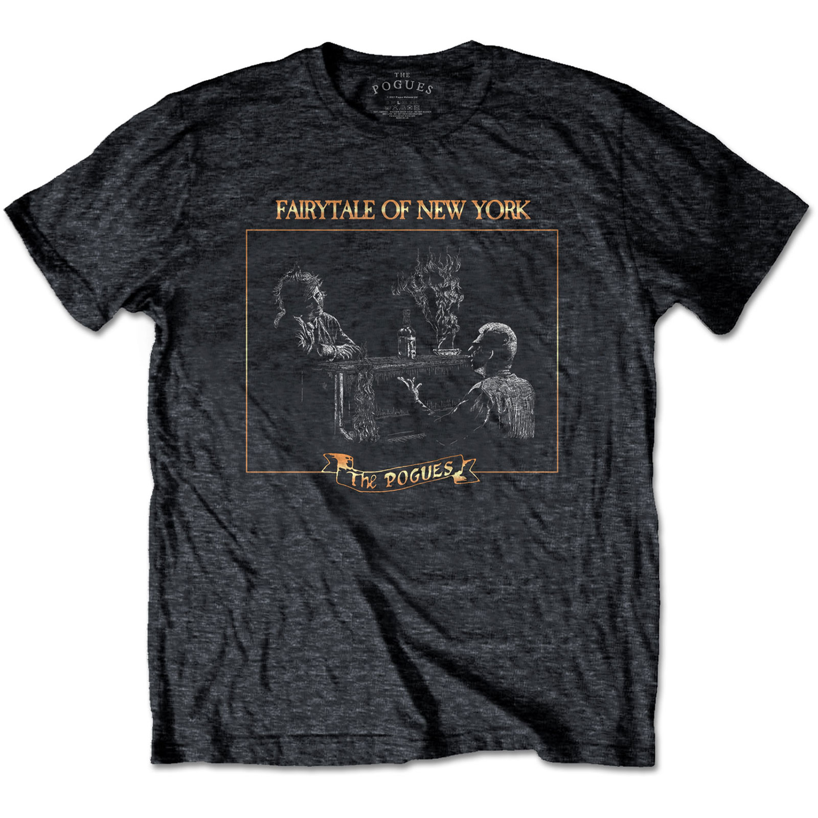 The Pogues Unisex T-Shirt: Fairytale Piano (Medium)