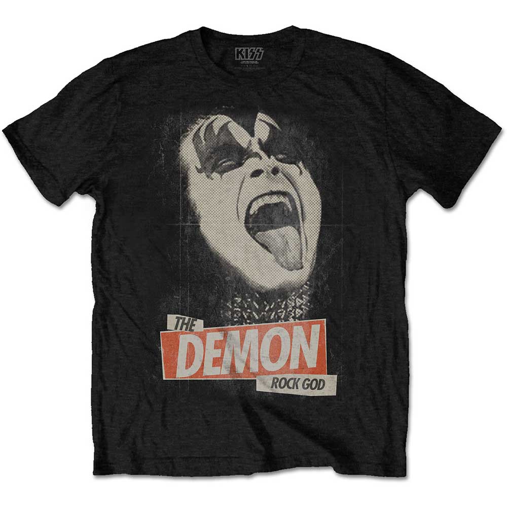 KISS Unisex T-Shirt: The Demon Rock (XX-Large)