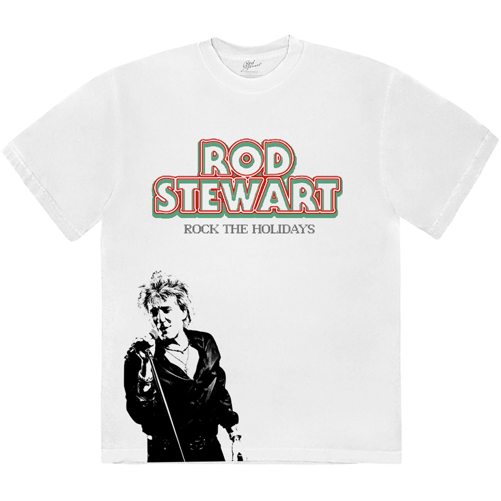 Rod Stewart Unisex T-Shirt: Rock The Holidays (Medium)