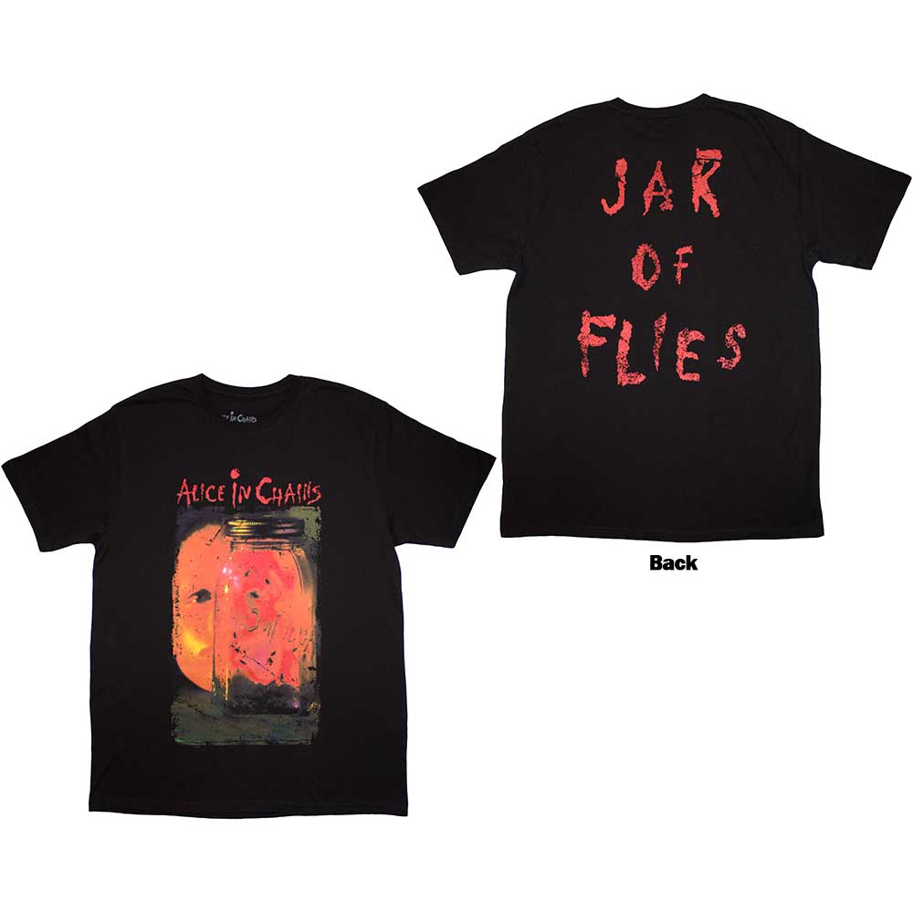 Alice In Chains Unisex T-Shirt: Jar of Flies (Back Print) (Large)
