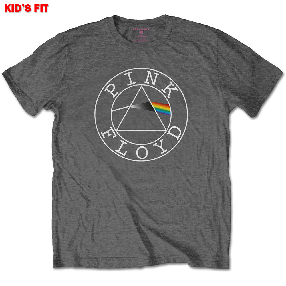 Pink Floyd Kids T-Shirt: Circle Logo (7-8 Years)