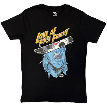 Friday the 13th Unisex T-Shirt: Love At First Fright (Black) (Large)