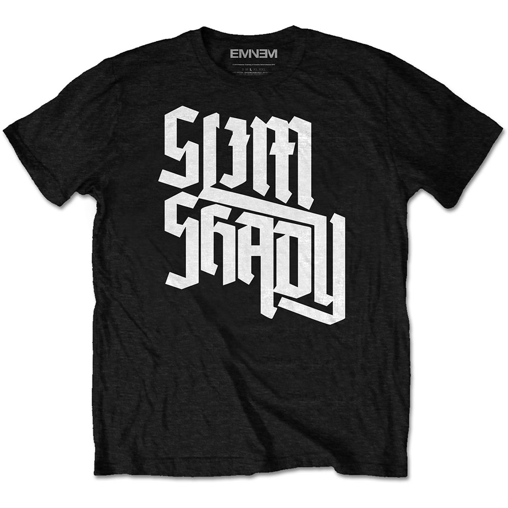 Eminem Unisex T-Shirt: Shady Slant (Small)