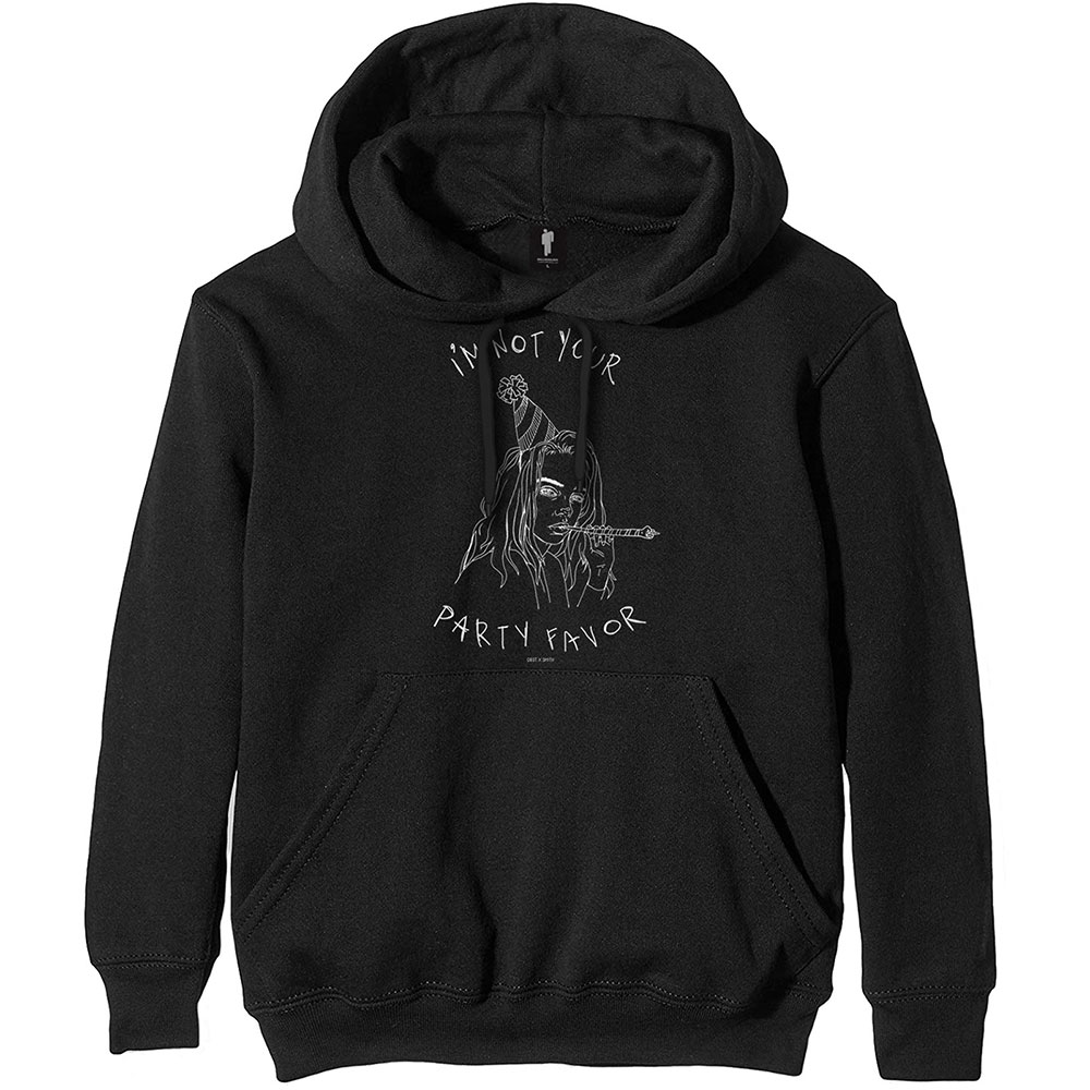 Billie Eilish Unisex Pullover Hoodie: Party Favor (Medium)