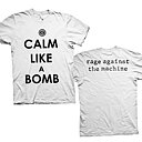Rage Against The Machine Unisex T-Shirt: Calm Like A Bomb (Back Print) (X-Large)