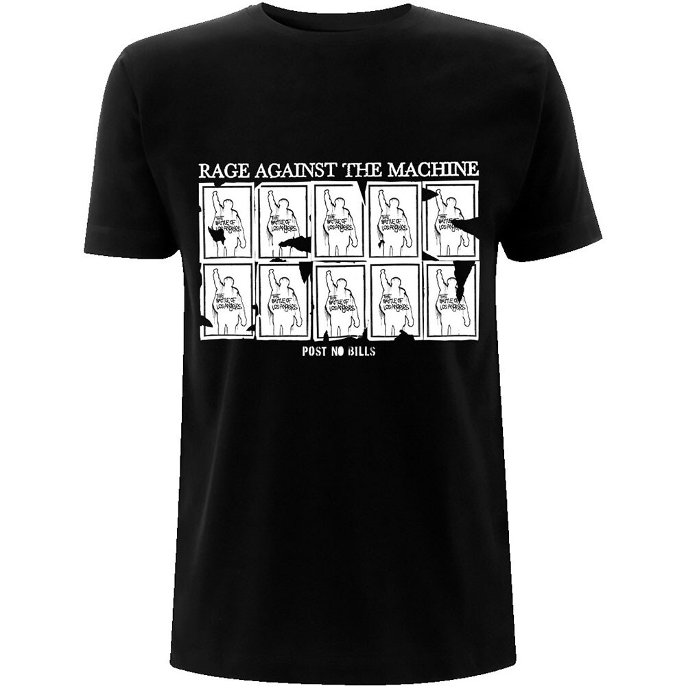 Rage Against The Machine Unisex T-Shirt: Post No Bills (Medium)