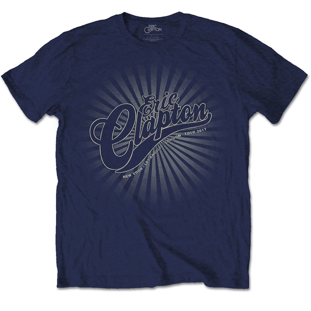 Eric Clapton Unisex T-Shirt: Logo Rays (Small)