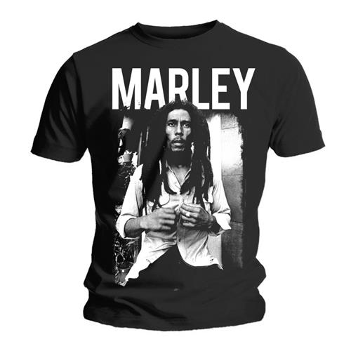 Bob Marley Unisex T-Shirt: Black & White (X-Large) - 2