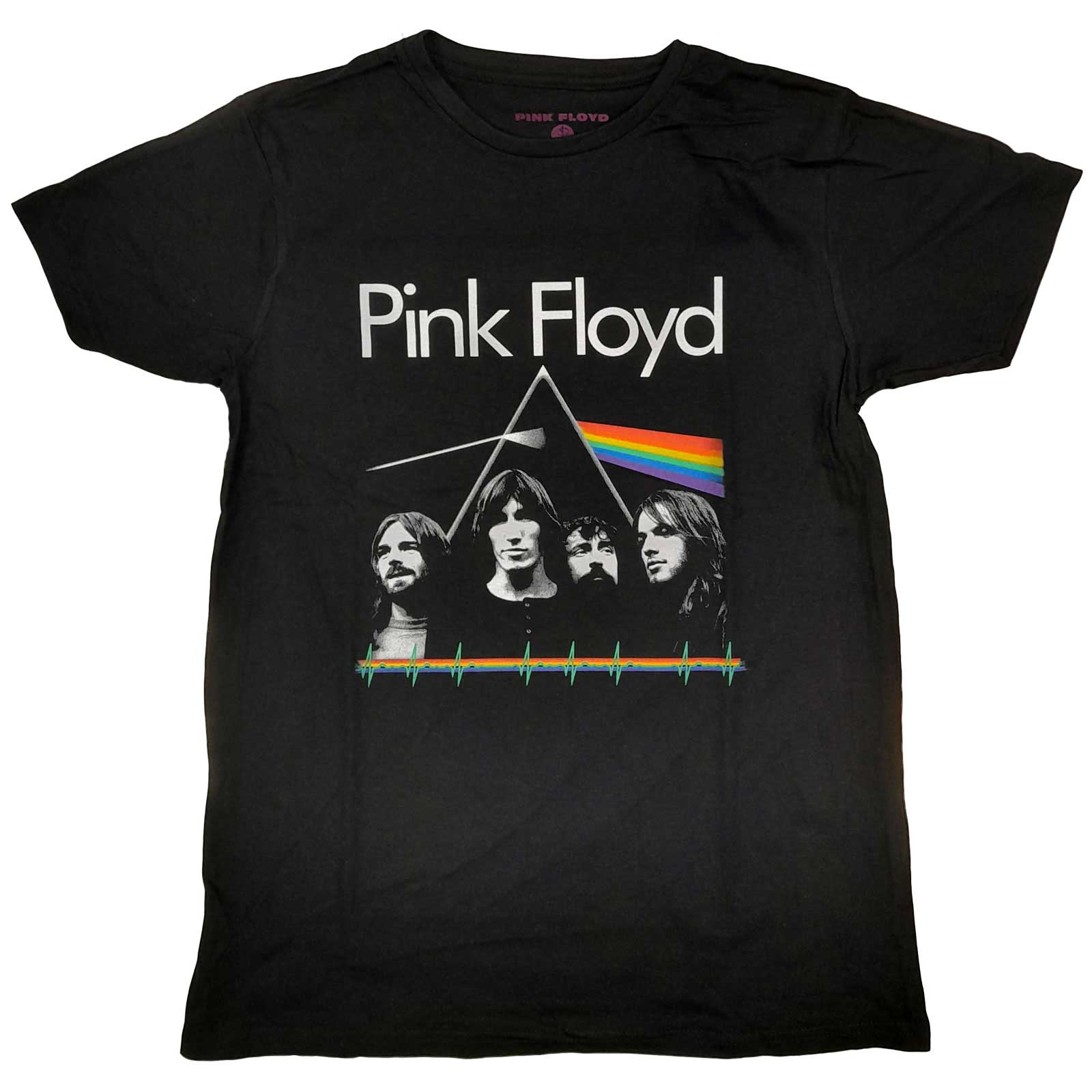 Pink Floyd Unisex T-Shirt: Dark Side of the Moon Band & Pulse (Medium)