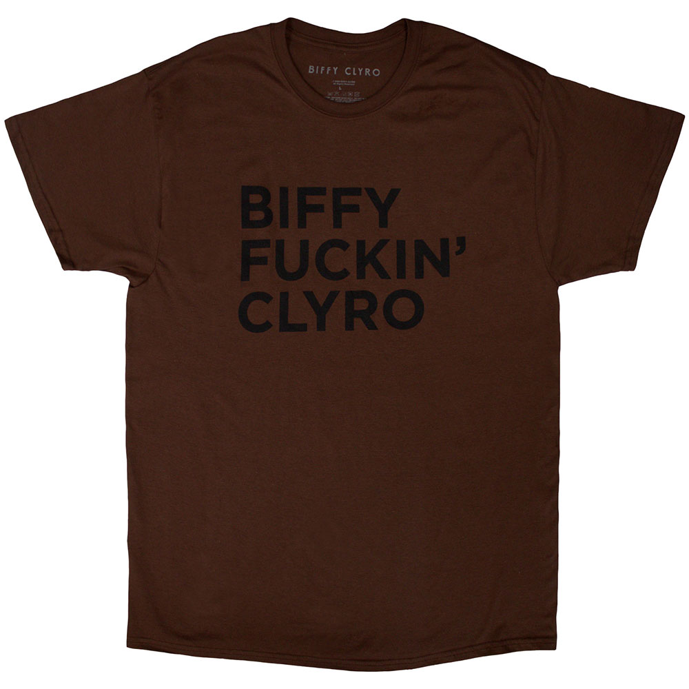 Biffy Clyro Unisex T-Shirt: Biffy Fucking Clyro (Medium)