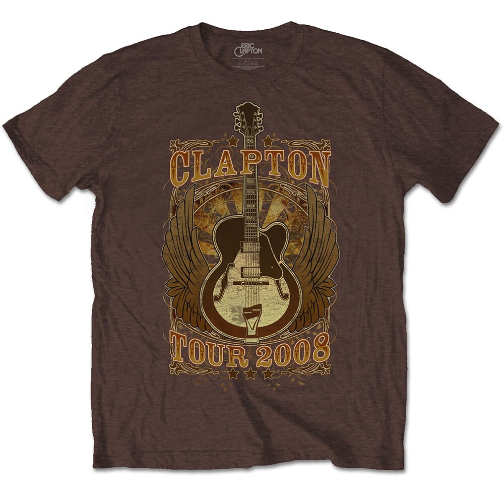 Eric Clapton Unisex T-Shirt: Tour 2008 (Medium)