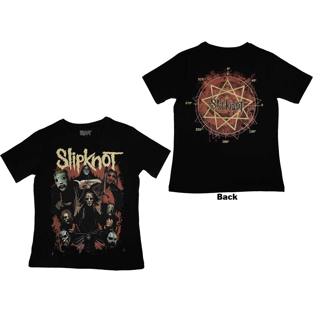 Slipknot Ladies T-Shirt: Come Play Dying Back Print (Back Print) (Medium)