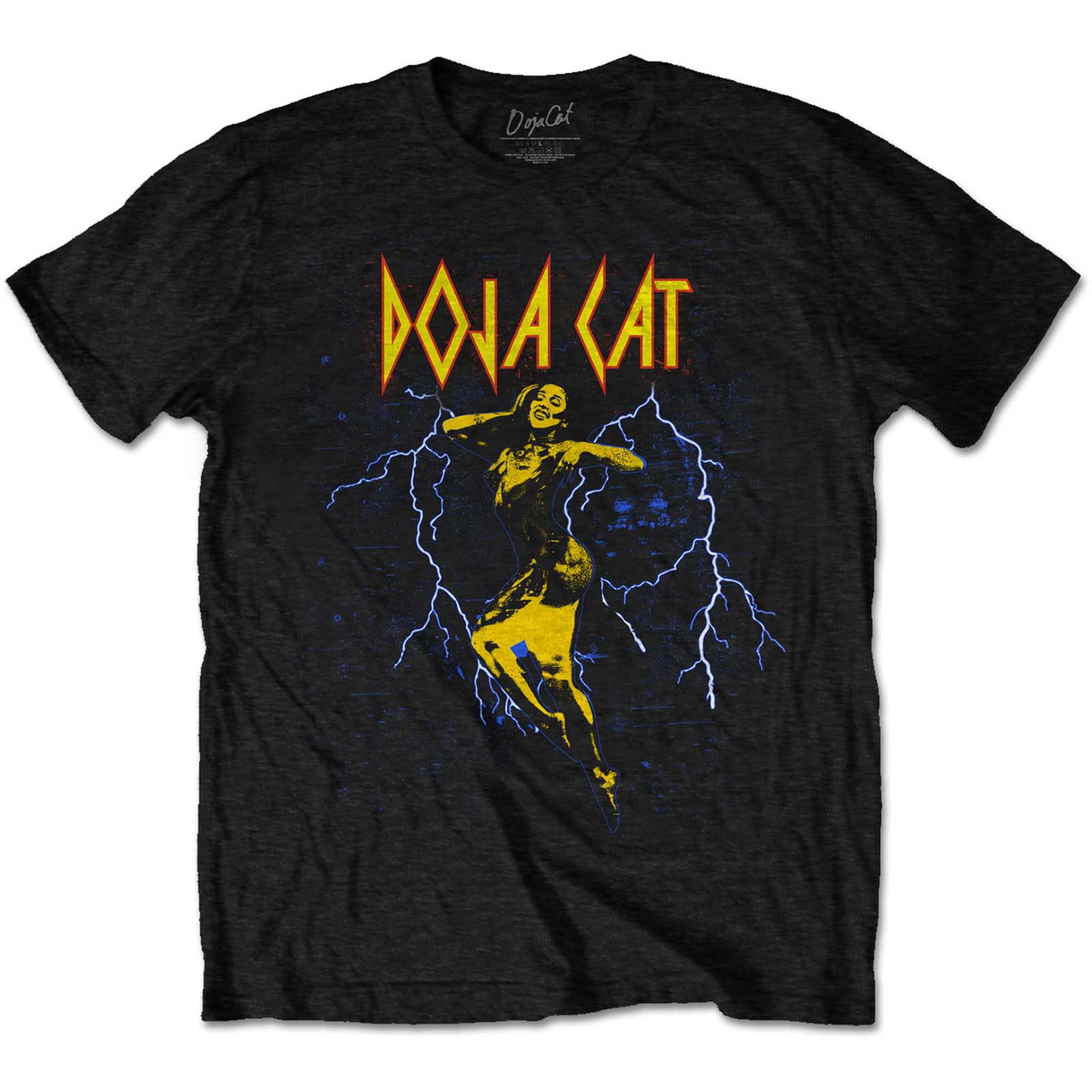Doja Cat Unisex T-Shirt: Lightning Planet Her (Large)