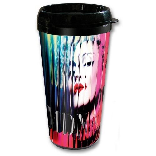Madonna Travel Mug: MDNA (Plastic Body) - 2