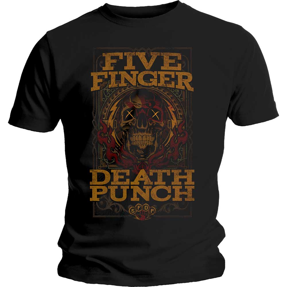 Five Finger Death Punch Unisex T-Shirt: Wanted (XX-Large) - 2