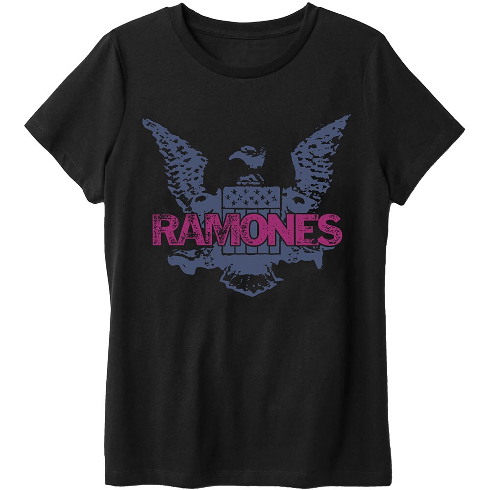 Ramones Unisex T-Shirt: Purple Eagle (Medium)