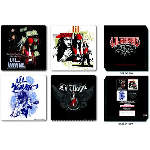 Lil Wayne Coaster Set: Mixed - 2