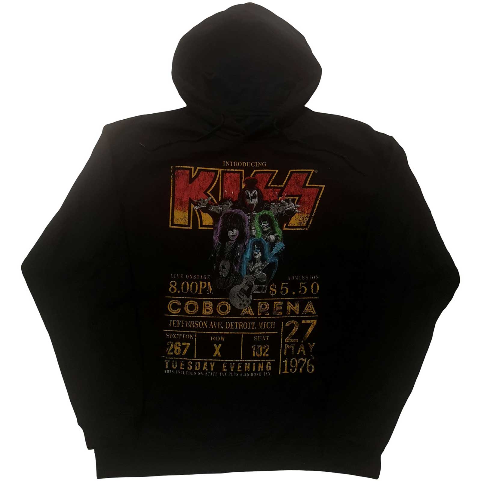KISS Unisex Pullover Hoodie: Cobra Arena '76 (Eco-Friendly) (Large)