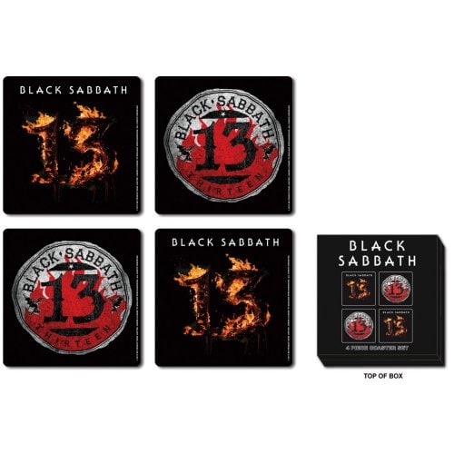 Black Sabbath Coaster Set: 13 - 2
