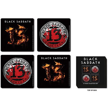 Black Sabbath Coaster Set: 13