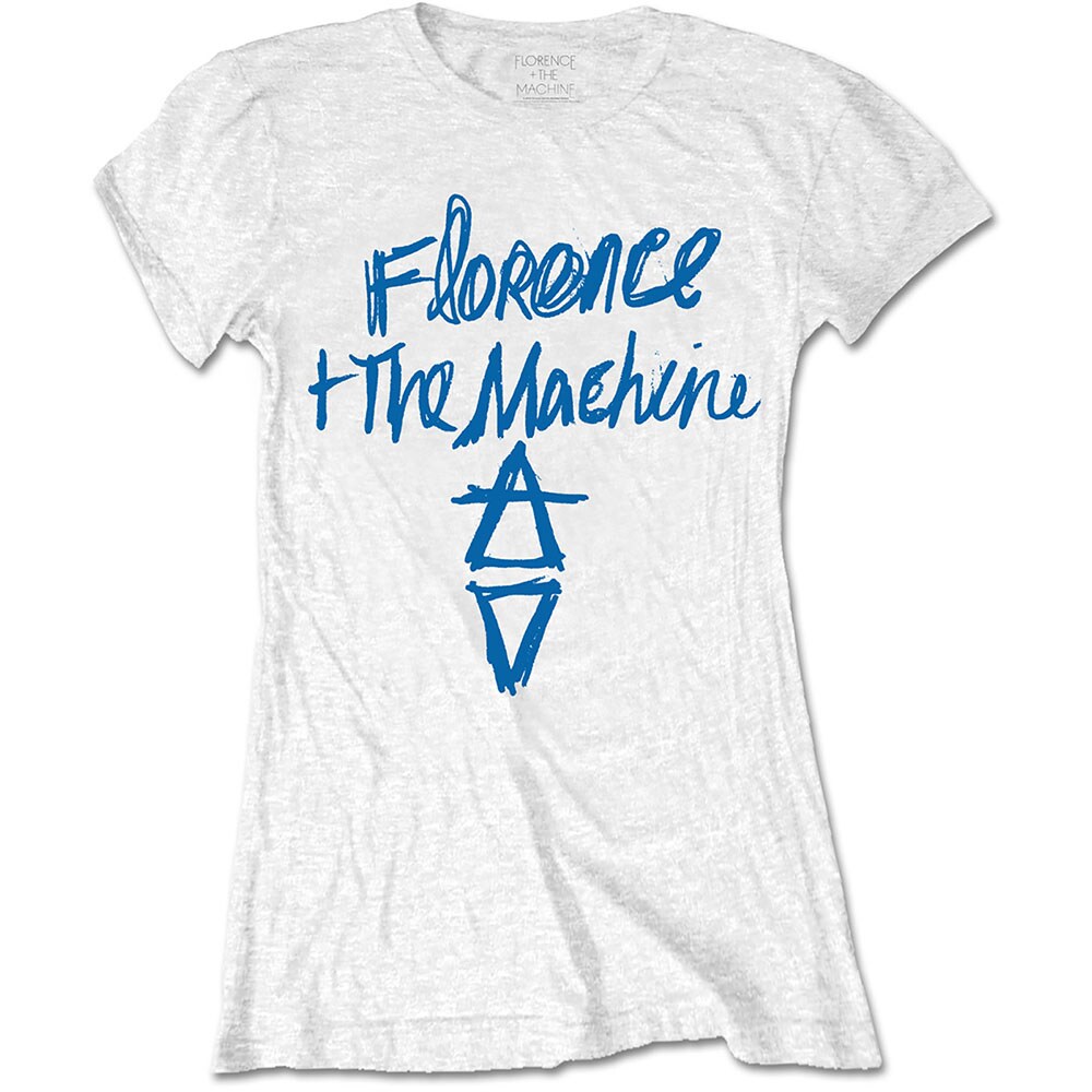 Florence & The Machine Ladies T-Shirt: Hand Drawn Logo (Large)