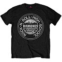 Ramones Unisex T-Shirt: Rock 'n Roll High School, Bowery, NYC (X-Large)
