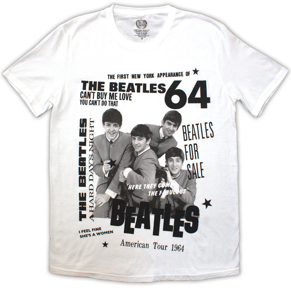 The Beatles Unisex T-Shirt: 1964 (Medium)