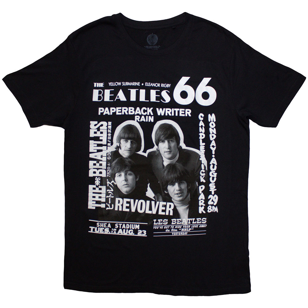 The Beatles Unisex T-Shirt: 1966 (Small)