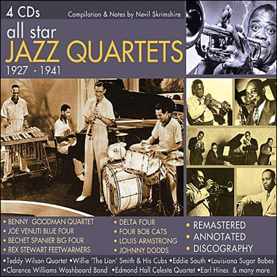 Blandade Artister: All Star Jazz Quartets 1927-41 (4CD)