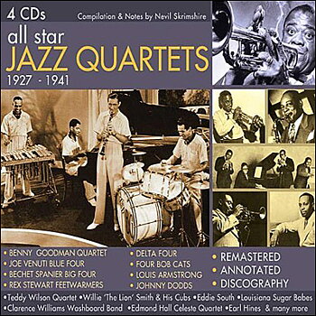 Blandade Artister: All Star Jazz Quartets 1927-41 (4CD)