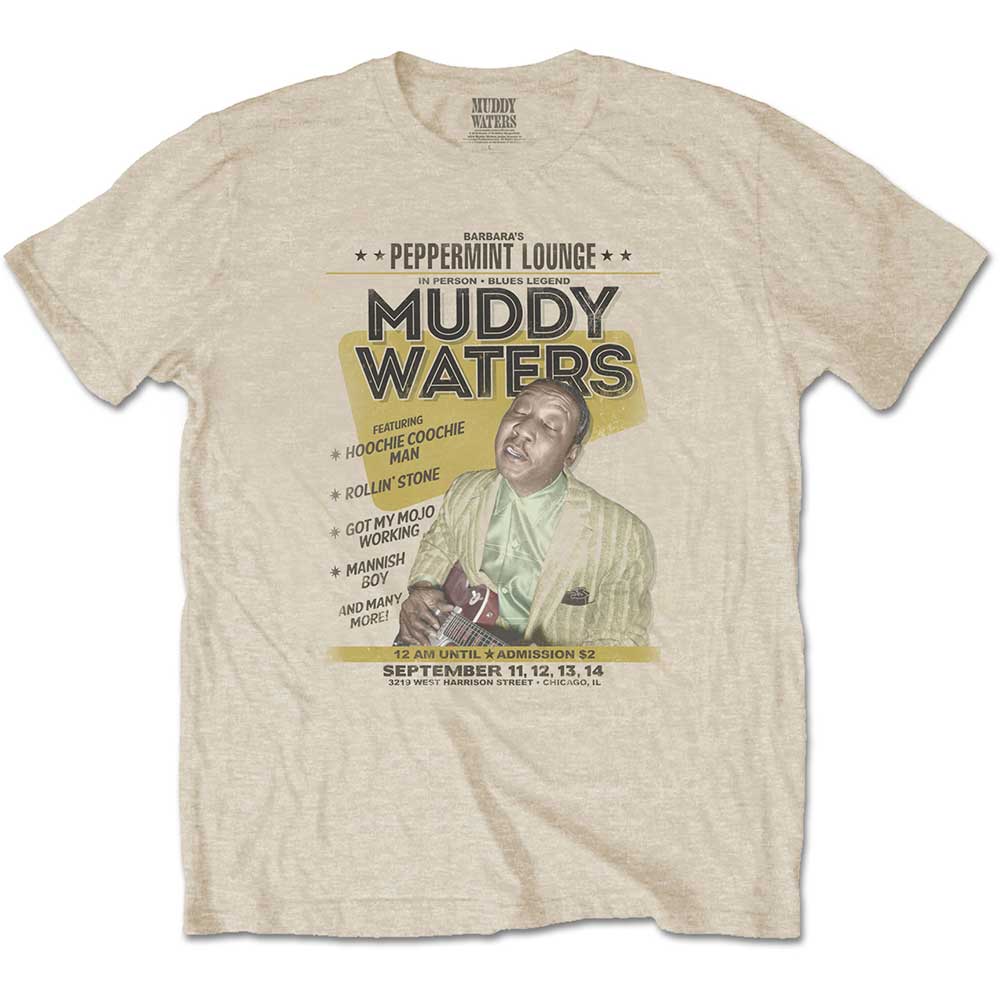 Muddy Waters Unisex T-Shirt: Peppermint Lounge (XX-Large)