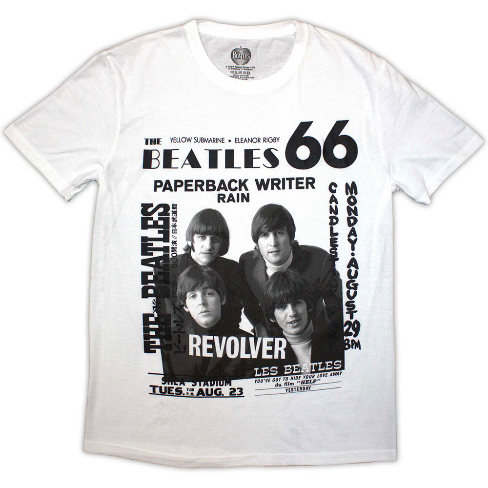 The Beatles Unisex T-Shirt: 1966 (Large)