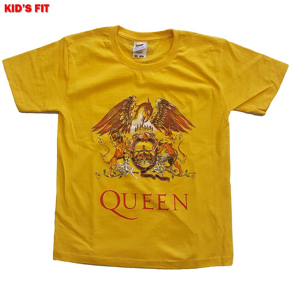 Queen Kids T-Shirt: Classic Crest (9-10 Years)