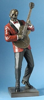 Statyett: Jazzfigur - Elgitarr 33 cm