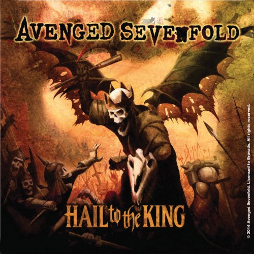 Avenged Sevenfold Single Cork Coaster: Hail to the King - 2
