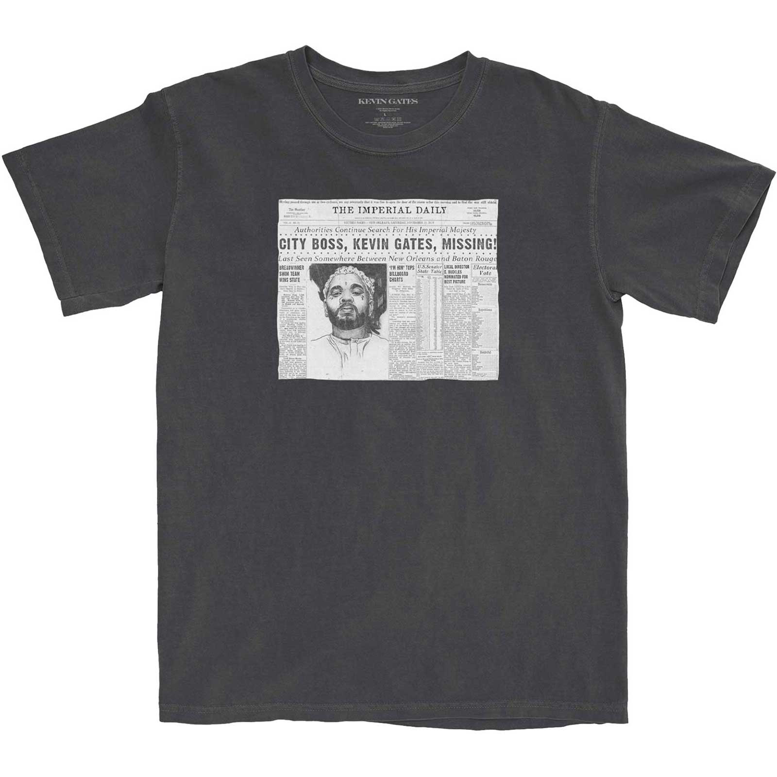 Kevin Gates Unisex T-Shirt: The Paper (X-Large)